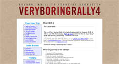 Desktop Screenshot of boringrally.com